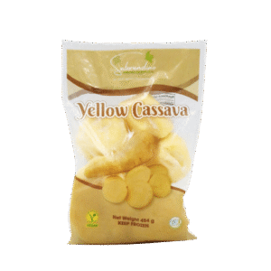 Tuber; Frozen Yellow Cassava – 454 g (1 lb)