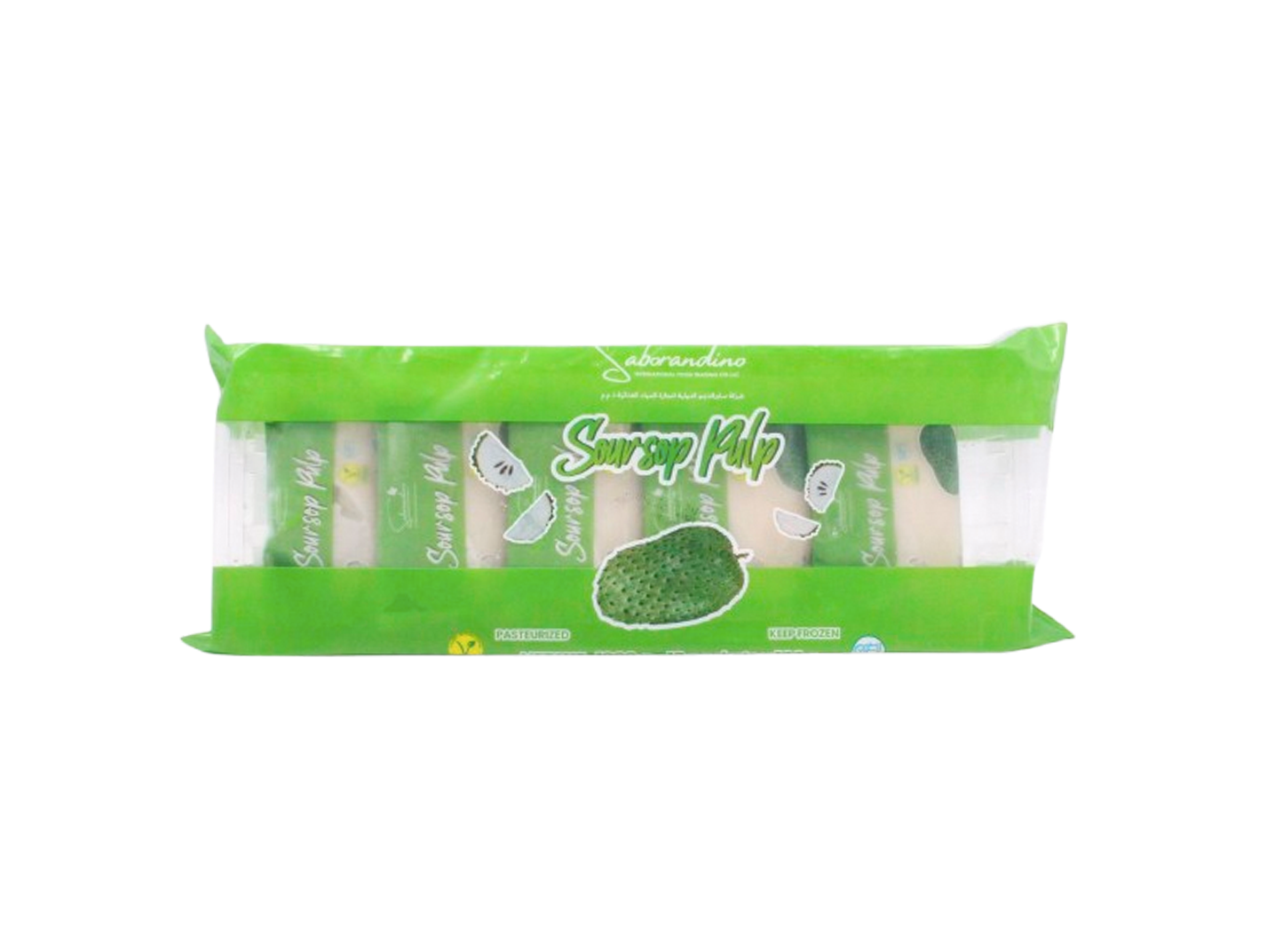 Frozen Soursop Pulp – 1 kg (10 × 100 g Units)