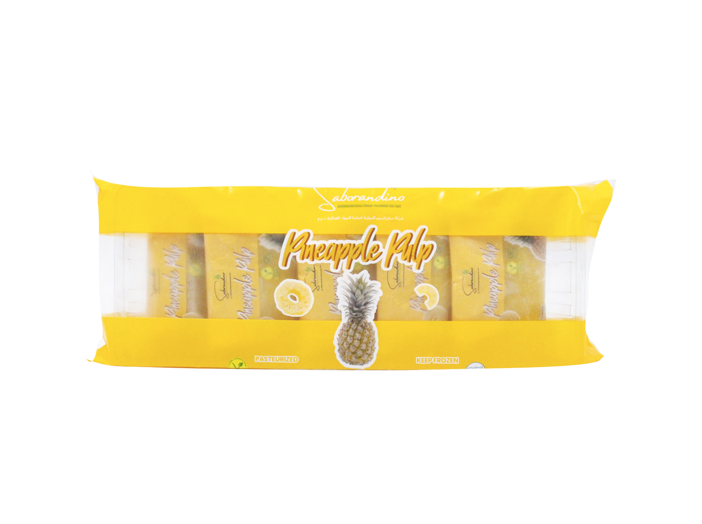 Frozen pineapple Pulp – 1 kg (10 × 100 g Units)